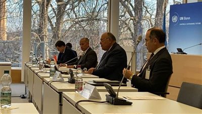  شكري يؤكد على حجم المسؤولية الملقاة على عاتق مصر في الدورة القادمة لمؤتمر المناخ