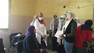جامعة بنها تنظم قافلة طبية بقرية طحانوب بشبين القناطر