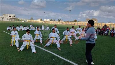 رياضة كفر الشيخ تجرى اختبار ترقى أحزمة الكاراتيه