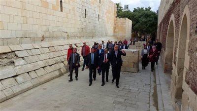 قنصل عام دولة فرنسا في زيارة لأهم المعالم والمناطق الأثرية بمدينة رشيد 