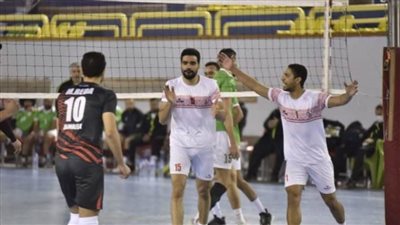 الزمالك يفوز على الاتحاد السكندري في دوري رجال الطائرة