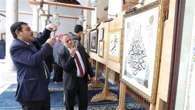 ملتقى الأزهر للخط العربي والزخرفة يواصل فاعلياته لليوم الثاني وسط حضور جماهيري كثيف