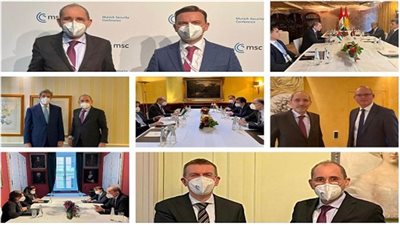 وزير الخارجية الأردني يلتقي بعدد من نظرائه المُشاركين في مؤتمر ميونخ للأمن