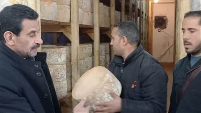 ضبط ٩ أطنان جبن رومي وغلق مخبز في حملة تموينية بالبحيرة