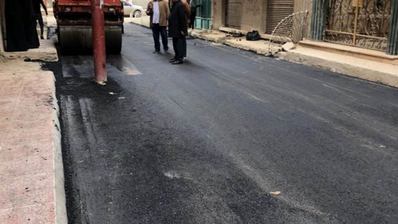 رصف الطرق بالبحيرة