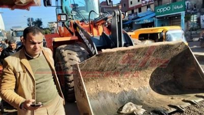 حملة مكبرة لإزالة الإشغالات بشوارع كفر الشيخ