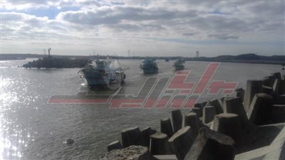 انطلاق المراكب في رحلات صيد ببحيرة البرلس في كفر الشيخ