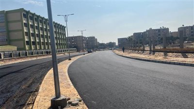 استمرار أعمال تطوير المحاور المرورية بالإسماعيلية