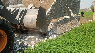 إزالة 404 حالات ضمن الموجة التاسعة عشرة لإزالة التعديات ببني سويف 