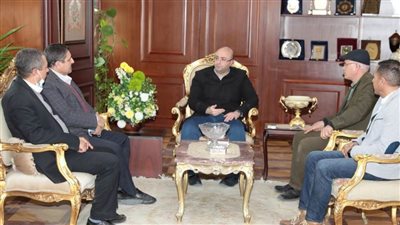 لجنة وزارة الري تناقش أزمة مخر سيل سنور ببني سويف 