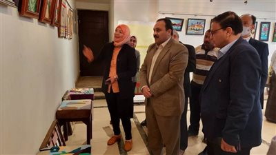 افتتاح معرض منتجات نسجية لحياة كريمة بنوعية بنها