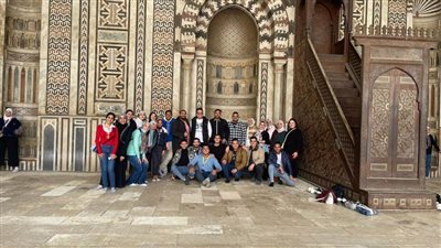 جولات سياحية لطلاب جامعة حلوان لتعريفهم بتاريخ مصر