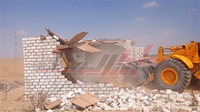 إزالة 27 قرار إزالة تعد على أراضي الدولة بمطوبس كفر الشيخ