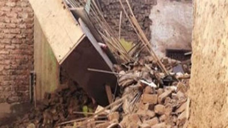 انهيار جزئي من منزل