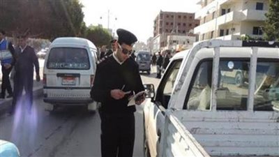 ضبط 2643 مخالفة مرورية بحملة مكبرة بالقليوبية