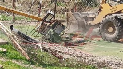 إزالة التعديات على أملاك الدولة بكفر الشيخ