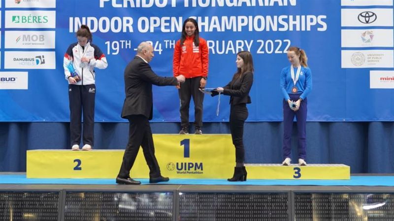 سلمي أيمن تتوج بذهبية