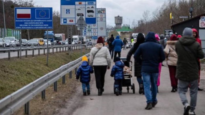 لاجئين أوكرانيين