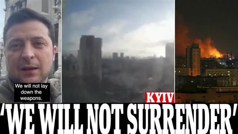 زيلينسكي لن نستسلم