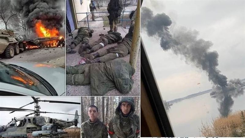 صور نشرتها أوكرانيا