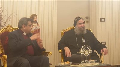 القس رفعت فكري يزور الأنبا يؤانس والأنبا كيرلس