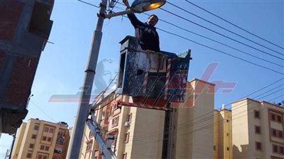 حملات مكبرة لرفع الإشغالات بشوارع مراكز ومدن كفرالشيخ