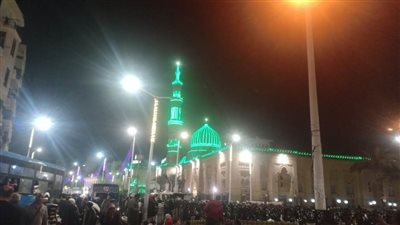 شاهد.. احتفالات الليلة الكبيرة لمولد السيدة زينب 