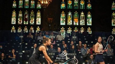 جوهر والحمامي وجهًا لوجه في نهائي مصري خالص ببطولة ويندي سيتي المفتوحة لسيدات الإسكواش