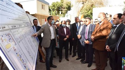 محافظ أسيوط ووفد لجنة الإدارة المحلية يتفقدون أعمال الإحلال والتجديد لمحطة المياه التشيكي بتكلفة 245 مليونا 