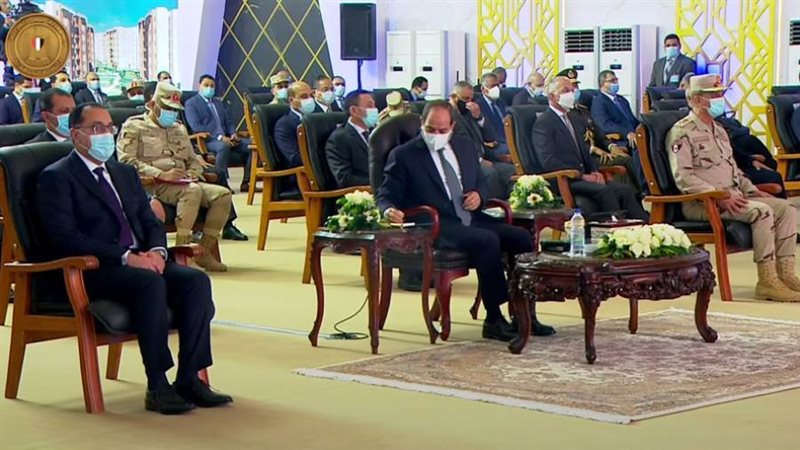 الرئيس السيسي يصل