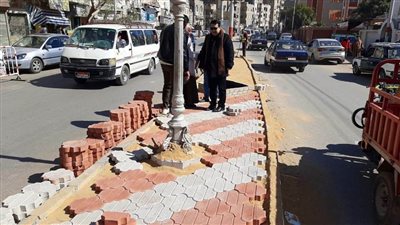 استمرار أعمال رفع كفاءة وتطوير شارع الجرجاوية الرئيسي بحي غرب سوهاج