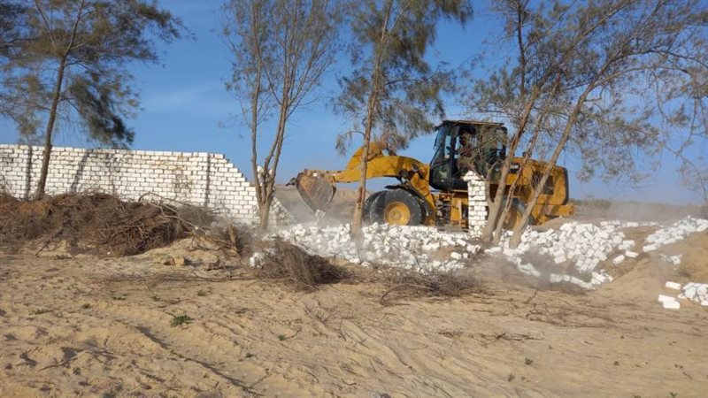 إزالة 67 حالة تعد