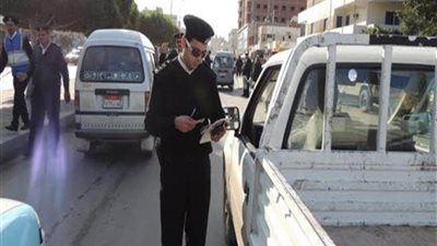 تحرير 2544 مخالفة مرورية بحملة بالقليوبية 
