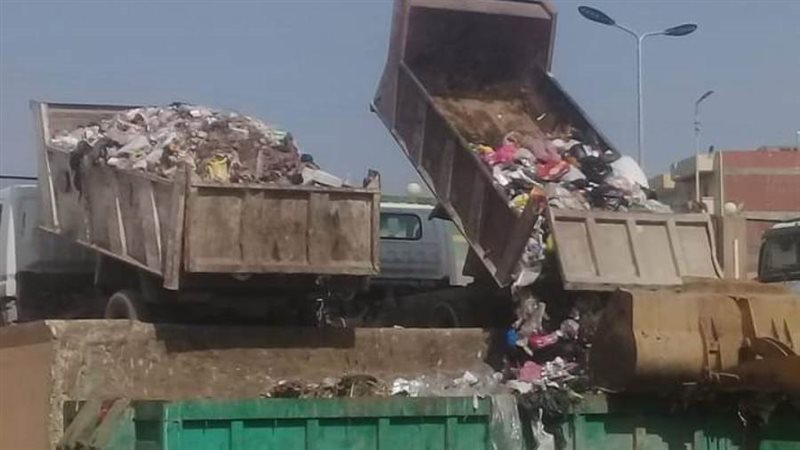 نقل ٣٥٧٠ طن قمامة