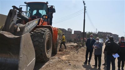 القليوبية: إزالة 140 حالة تعدٍ على الطريق الزراعي وحرث 10 أفدنة