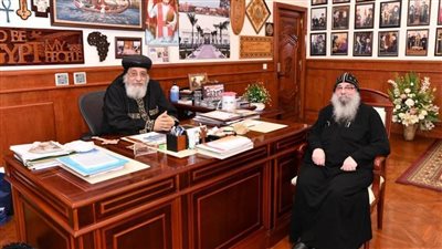 البابا تواضروس الثاني يستقبل عددًا من أساقفة الكنيسة لبحث أمور رعاوية للإبيارشيات