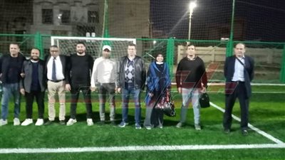 افتتاح الملعب الخماسي بمركز شباب برج البرلس عقب الإحلال والتجديد