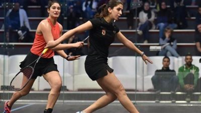 رابطة محترفي الإسكواش تحتفل بعيد ميلاد النجمة يثرب عادل