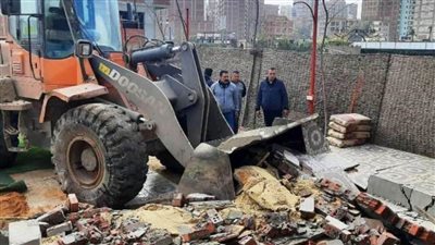 إزالة التعديات على الأراضي الزراعية وأملاك الدولة بمراكز ومدن الشرقية 