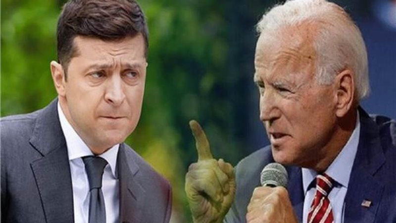 زيلينسكي وبايدن