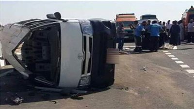 إصابة 4 أشخاص في حادث سير بالشرقية