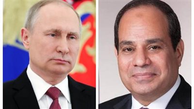 الرئيس السيسي يؤكد للرئيس الروسي دعم مصر لمساعي تسوية الأزمة الروسية الأوكرانية