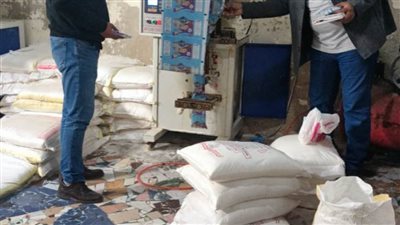 تموين العامرية تضبط ١٠ أطنان ملح طعام مجهول المصدر