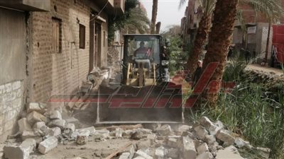 كفر الشيخ تزيل 37 حالة تعدٍّ على أملاك الدولة الموجة 19