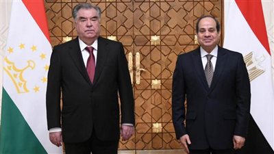 رئيس طاجيكستان: مهتمون بالتعاون مع مصر للاستفادة من تجربتها التنموية ومشروعاتها القومية العملاقة 