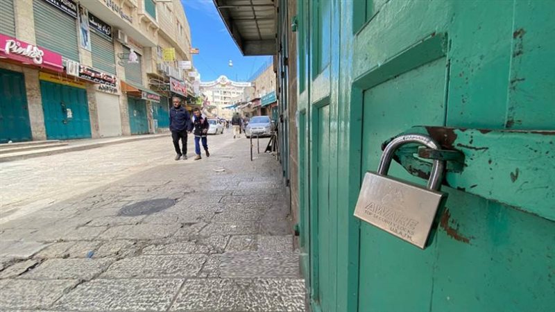 إضراب تجاري في جبل