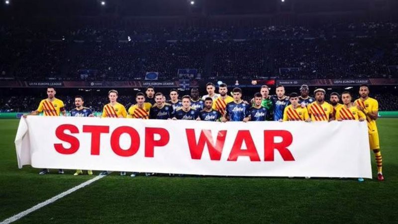 مباراة نابولي وبرشلونة