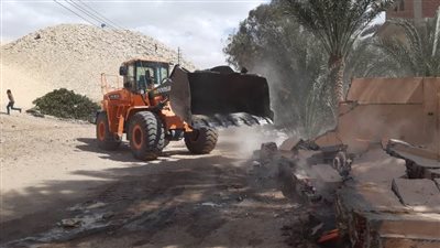 الجيزة تزيل ٩١ تعديا على أراضي ولاية الآثار