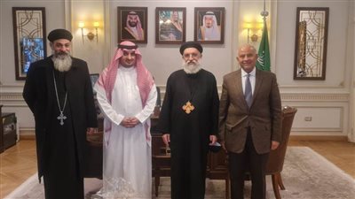 قنصل عام السعودية بالإسكندرية يستقبل وفدا من الكنيسة الأرثوذكسية