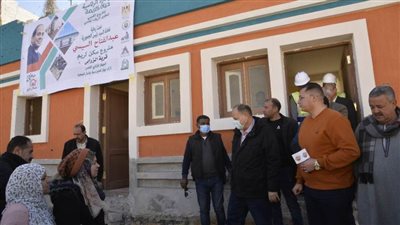 محافظ أسيوط يتفقد أعمال إنشاء 